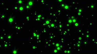 Uzayda soyut parlak parıltı parçacıkları, bilgisayar arka plan, 3d render oluşturulan.