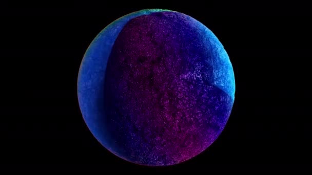 Colorful sphere with gradient — Vídeo de Stock