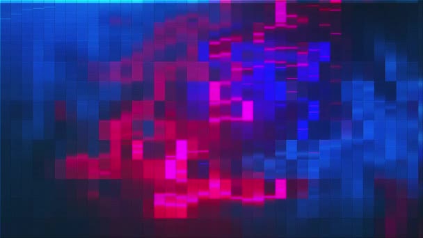 Neon-Fliesen-Oberfläche — Stockvideo