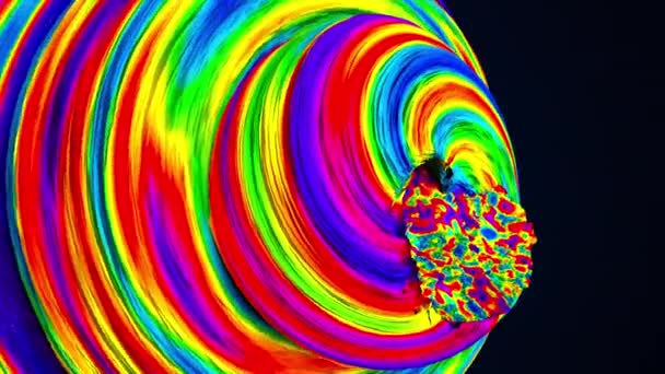 Абстрактный радиальный вихрь — стоковое видео