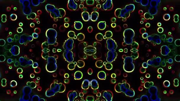 Abstract changing bubbles — ストック動画