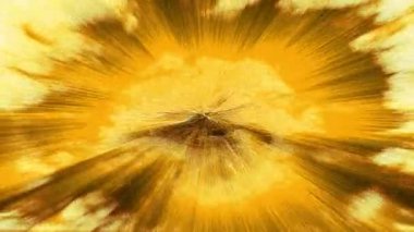 Işık ışınlarıyla soyut patlama