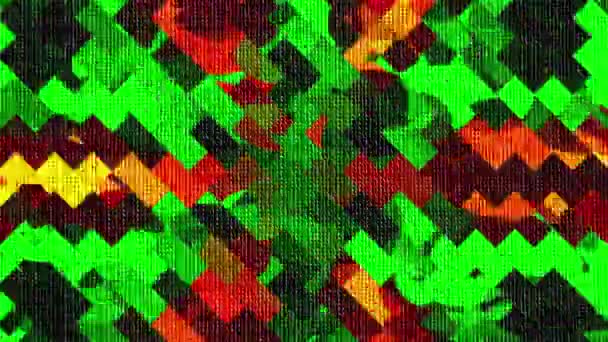 Tecido colorido textura abstrata — Vídeo de Stock