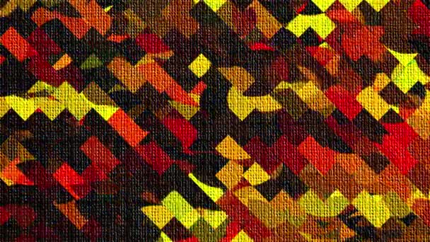Textura abstracta de tela colorida — Vídeo de stock
