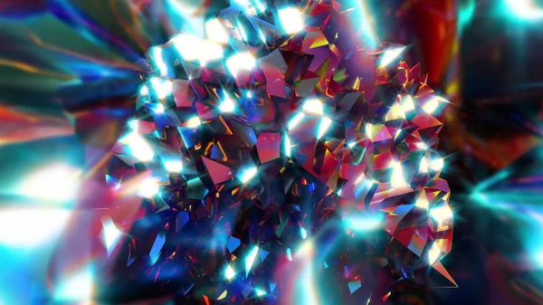 Elemento diamante fractal — Foto de Stock