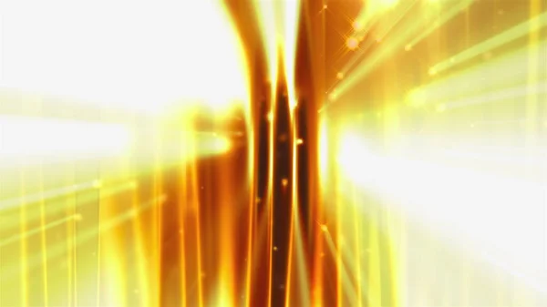 황금의 추상적 인 흐름 과 광선 — 스톡 사진