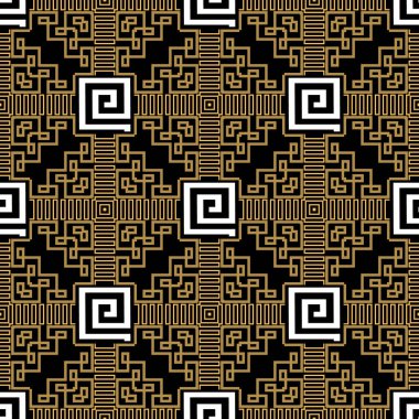 Kareli ekoseli, dikdörtgen desenli. Vektör geometrik Yunan arka planı. Kabile etnik arka planı. Çerçeveli modern tasarım, sınırlar, kareler, çizgiler, şekiller. Yunanca anahtar, gezgin süslemeleri.