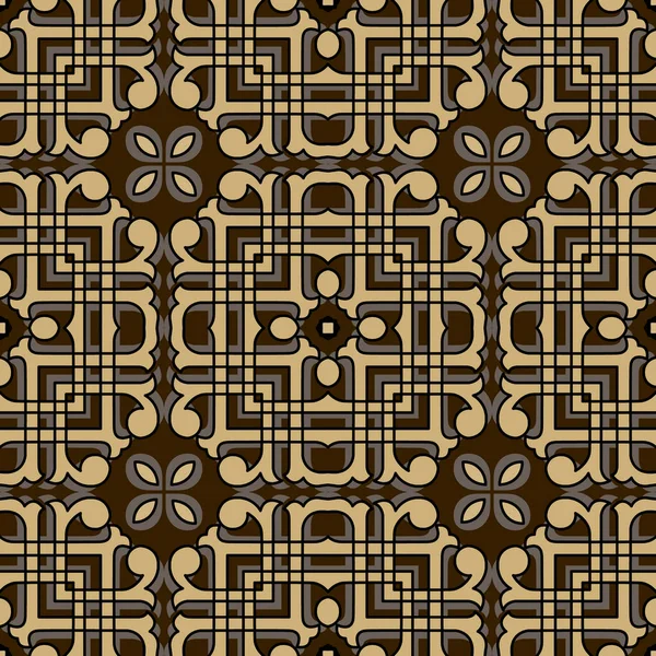 Modelul Abstract Floral Fără Sudură Vector Fundal Ornamental Colorat Fundal — Vector de stoc