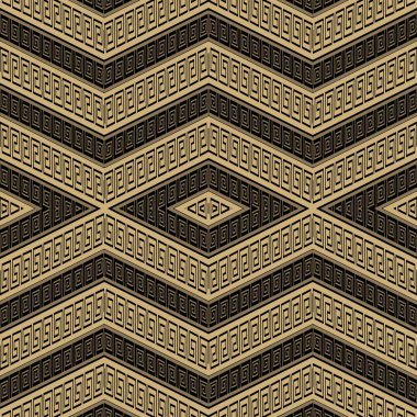 Zigzag Yunancası kusursuz desen. Geometrik kabile geleneksel geleneksel tarz zarif arka plan. Zig zag dekoratif arkaplanı tekrarlıyor. Sembol süsü. Zarif, güzel bir tasarım. Yunan anahtarı, avare, eşkenar dörtgen.