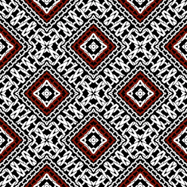 Motif Tricoté Sans Couture Fond Vectoriel Ornemental Tricoté Répéter Tricot — Image vectorielle