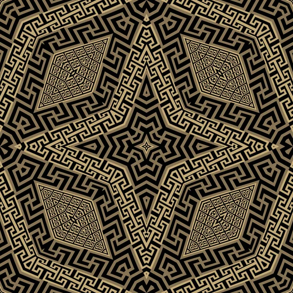 Геометрический Красивый Безморский Узор Декоративный Греческий Стиль Векторного Фона Повторите — стоковый вектор