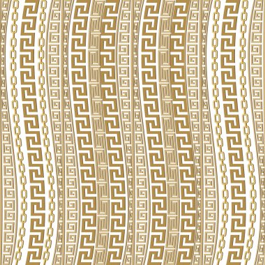 Dalgalı Sınırlar. Yunan kusursuz deseni. Süslü sınır arkaplanı. Modern süsü tekrar et. Kabile etnik tarzı tasarım. Soyut desenli arka plan. Yunan anahtarı, daha dolambaçlı, zincirler, dalgalar, çizgiler, zincirler.