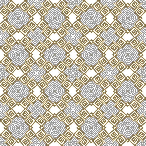 Ornamental Seamless Pattern Greek Style Elegant Structured Background Repeat Colorful — Stock Vector