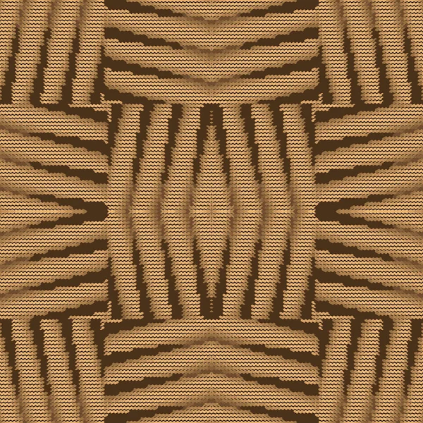 Modèle Sans Couture Zigzag Tapisserie Texturée Fond Gaufre Répéter Grunge — Image vectorielle