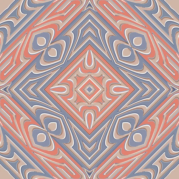 Textured Emboss Tribal Ethnic Seamless Pattern Embossed Geometric Traditional Background — Stockvector