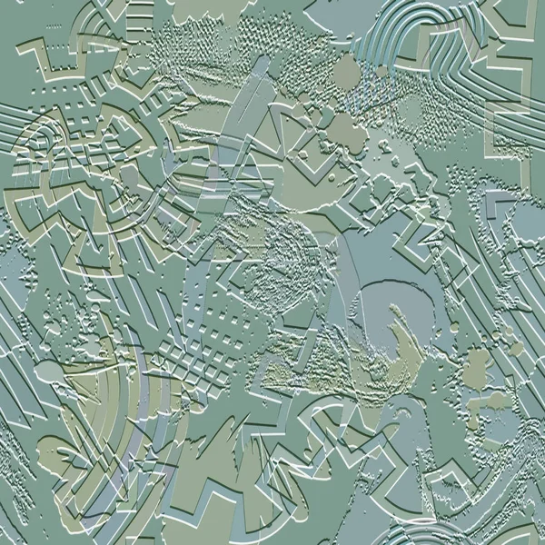 Scratch Textured Abstract Seamless Pattern Embossed Modern Grunge Vector Background —  Vetores de Stock