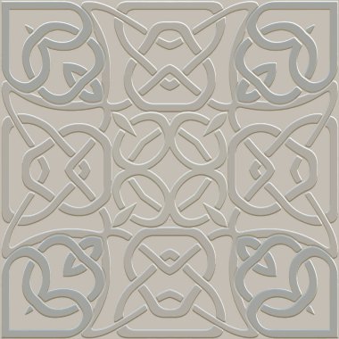 Kabartmalı kabartma 3d dikişsiz desen. Grunge ışık vektör arkaplanını kabartmış. Yüzeydeki geleneksel etnik arka planı tekrarlayın. Dekoratif zarif süsler. Sonu gelmeyen 3d desen.