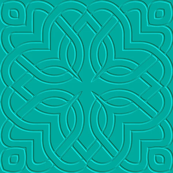 Patrón Sin Costura Celta Relieve Texturizado Grunge Relieve Fondo Vector — Vector de stock