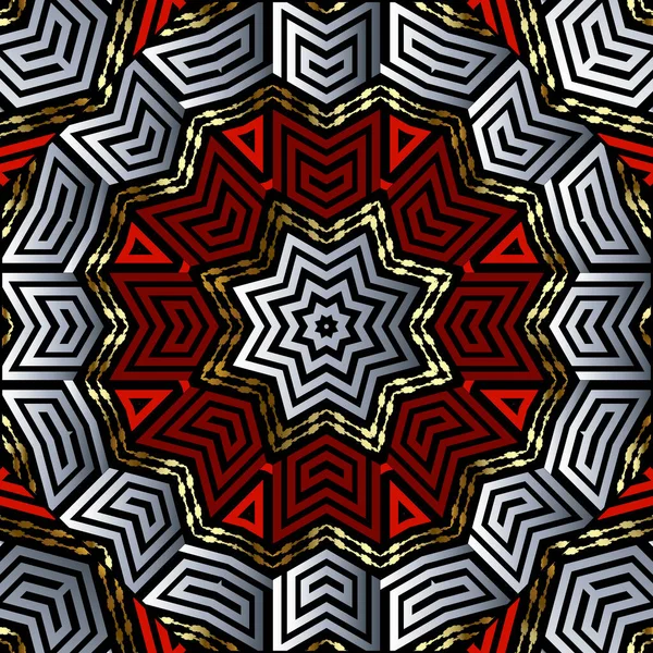 Etnische Traditionele Mooie Naadloze Patroon Sierlijke Trendy Vector Achtergrond Abstracte — Stockvector