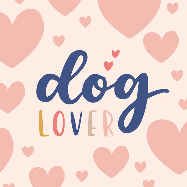 Fargerik Plakat Inspirerende Sitater Hunder Håndskrevne Fraser Hundeadopsjon Adoptere Hund – stockvektor
