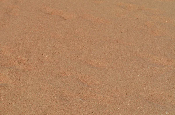 Background Pinkish Beach Sand Close Texture Unusual Sea Sand — Stockfoto