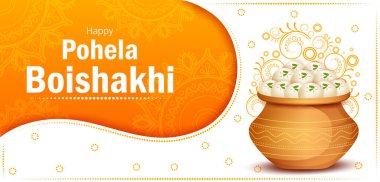 Bengali Yeni Yıl Pohela Boishakh 'ın Mevsimler Arkaplanı