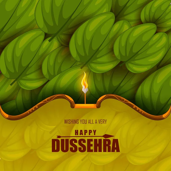 Glücklich Dussehra Navratri Feier Indien Feiertag Hintergrund Vektorillustration lizenzfreie Stockillustrationen
