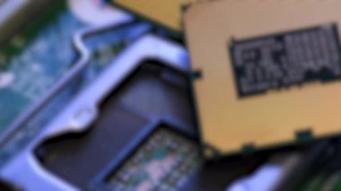 Yeşil elektronik devre kartının ayrıntıları