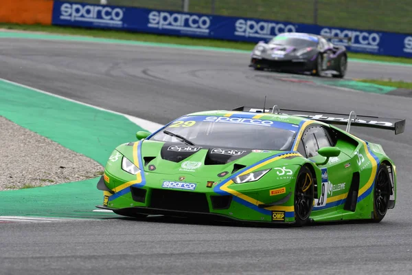 Mugello Circuit Italien Oktober 2021 Lamborghini Huracan Gt3 Evo Vom — Stockfoto