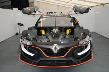 Imola, Mayıs 2016: Renault R.S. 01, İtalya 'nın Imola Pisti' nde Renault Spor Şampiyonası 'nın antrenmanı sırasında bilinmiyor..