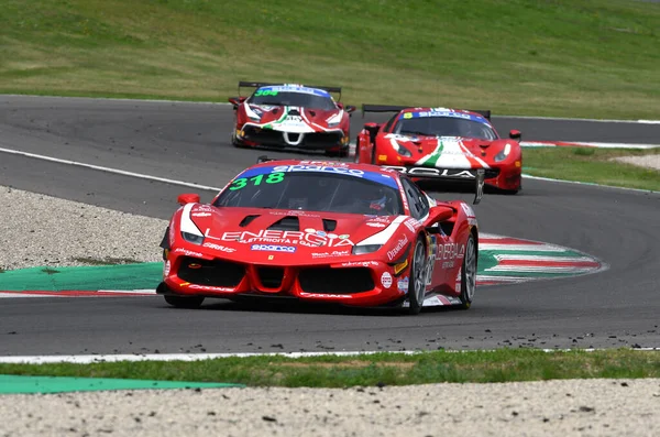 Mugello Circuit Italien Oktober 2021 Ferrari 488 Challenge Evo Des — Stockfoto