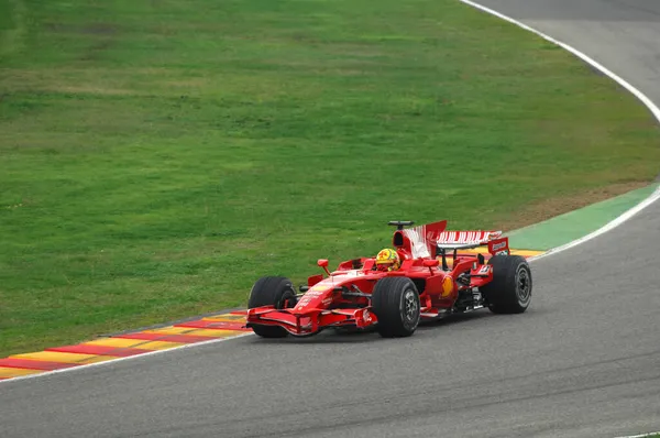 Okruh Mugello Listopadu 2008 Valentino Rossi Testuje Ferrari 2008 World — Stock fotografie