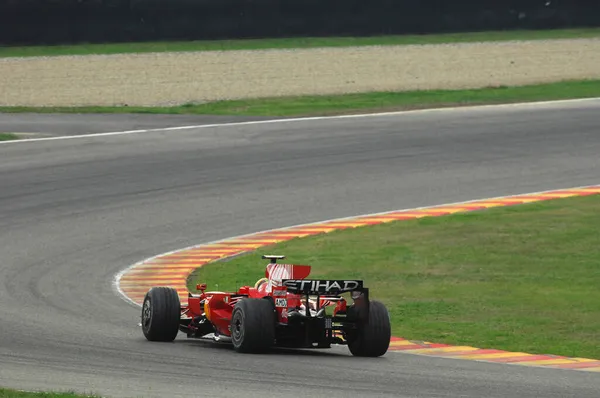 Mugello Krets November 2008 Valentino Rossi Testar Ferrari 2008 Världsmästare — Stockfoto