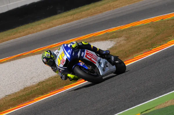 Mugello Italy May 2009 Italian Yamaha Rider Valentino Rossi Practice — Stock Photo, Image