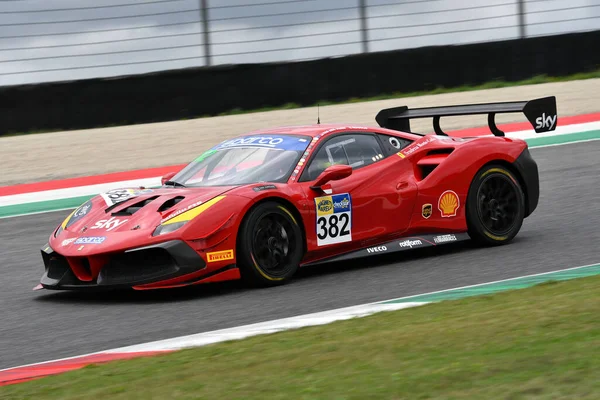 Mugello Circuit Italien Oktober 2021 Ferrari 488 Challenge Evo Des — Stockfoto