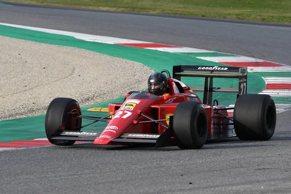 Scarperia Mugello 2021 November Ferrari Modell 1989 640 Modellje Nigel — Stock Fotó