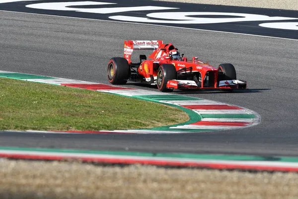 Скарперия Муджелло Ноября 2021 Ferrari F138 Year 2013 Fernando Alonso — стоковое фото