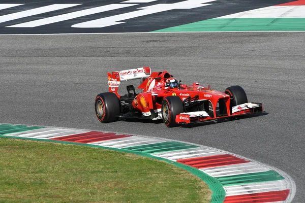 Скарперия Муджелло Ноября 2021 Ferrari F138 Year 2013 Fernando Alonso — стоковое фото