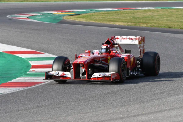 Scarperia Mugello November 2021 Ferrari F138 2013 Fernando Alonso Aktion — Stockfoto