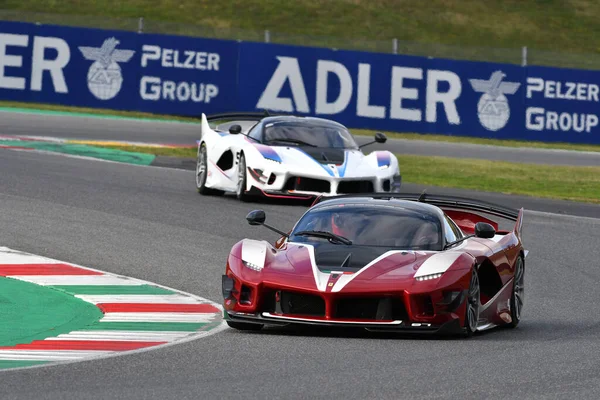 Scarperia Mugello November 2021 Ferrari Fxx Evo Action Mugello Circuit — Stock Photo, Image