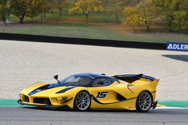 Scarperia Mugello Novembro 2021 Ferrari Fxx Evo Ação Circuito Mugello — Fotografia de Stock