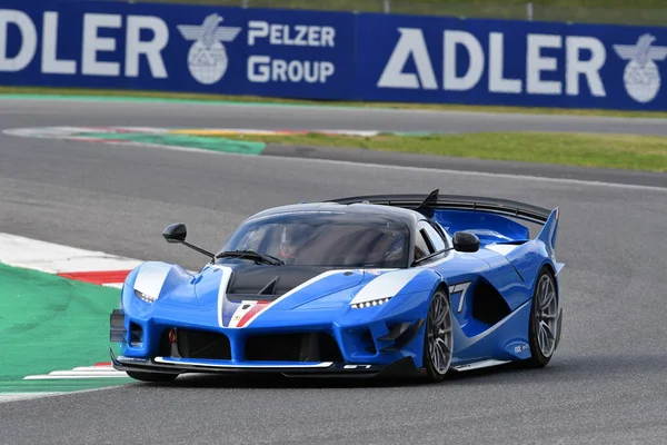 Scarperia Mugello November 2021 Ferrari Fxx Evo Action Mugello Circuit — Stock Photo, Image