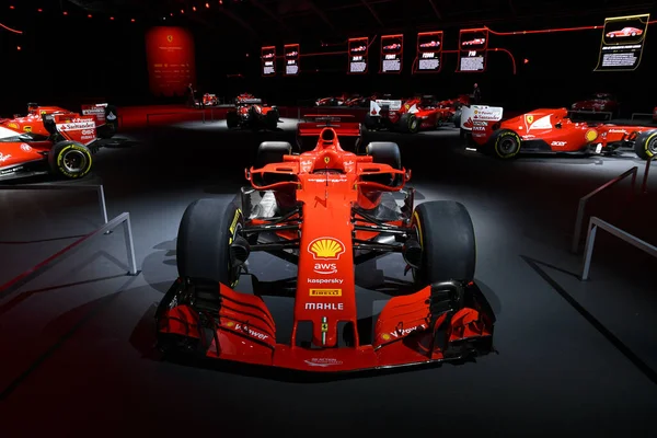 Scarperia Mugello Novembro 2021 Ferrari Fórmula Sf71H Exibição Durante Finali — Fotografia de Stock