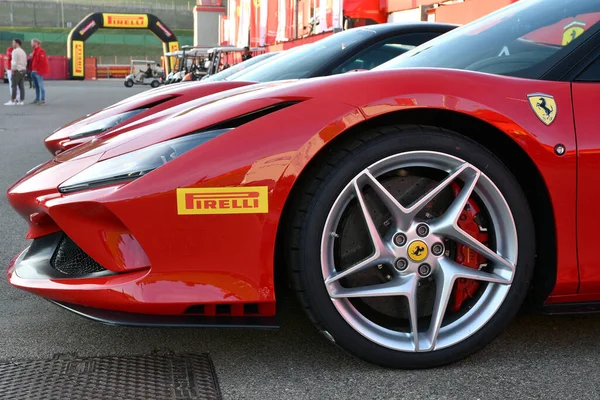 Scarperia Mugello November 2021 Detail Des Leichtmetallrads Des Ferrari Autos — Stockfoto