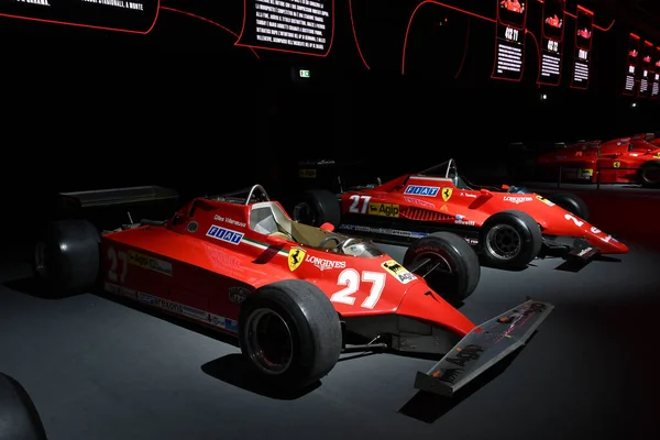 Scarperia Mugello Listopada 2021 Ferrari Formula 126 Rok 1981 Wystawione — Zdjęcie stockowe