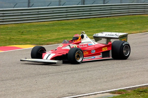 Scarperia Oktober 2005 Okänd Körning Med Historisk Ferrari 312T2 1976 — Stockfoto