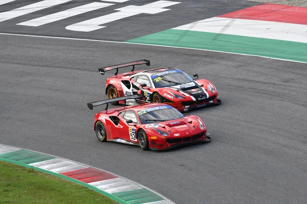 Mugello Circuit Italy October 2021 Ferrari 488 Gt3 Evo Team — Stock Fotó