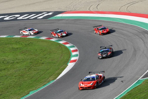 Mugello Circuit Italy October 2021 Action Moments Race Final Sprint — Fotografia de Stock