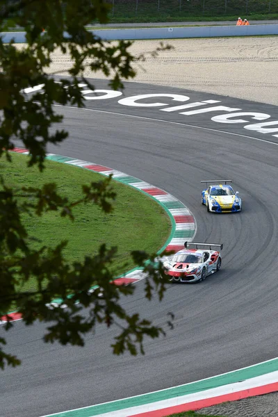 Mugello Circuit Italy October 2021 Ferrari 488 Challenge Evo Team — Φωτογραφία Αρχείου