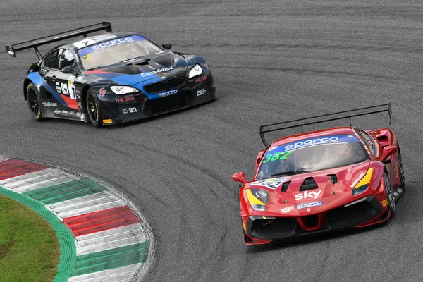 Mugello Circuit Italy October 2021 Ferrari 488 Challenge Evo Team — Fotografia de Stock